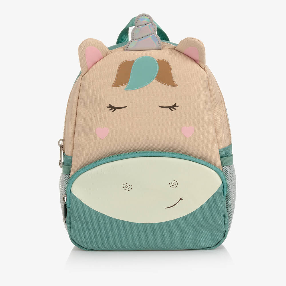 Mayoral - Green Unicorn Backpack (26cm) | Childrensalon