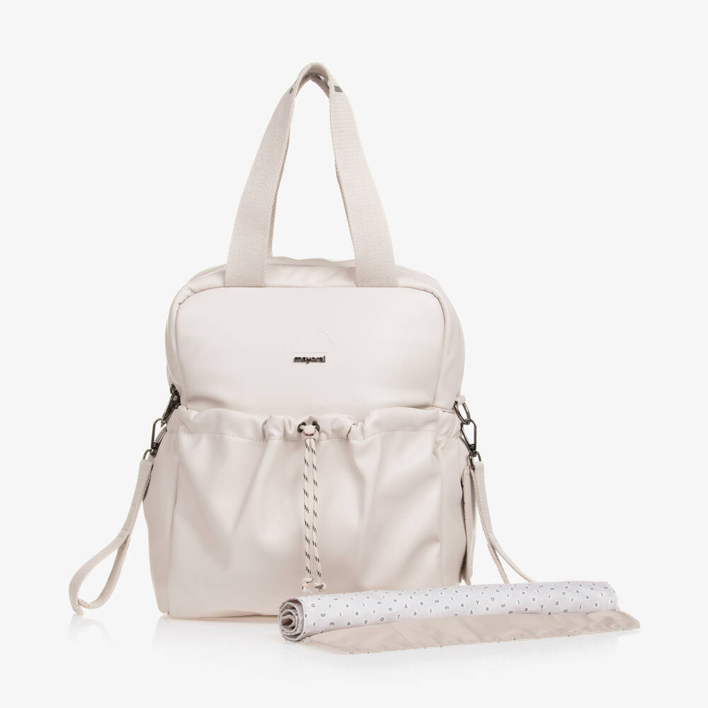 Mayoral Newborn - Ivory Changing Backpack (36cm) | Childrensalon