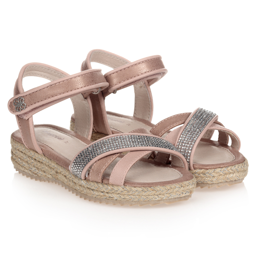 Mayoral - Pink Wedge Sandals | Childrensalon