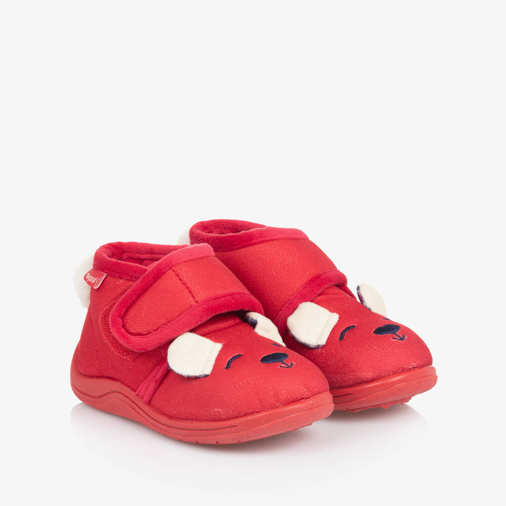 Mayoral - Red Bear Slippers | Childrensalon