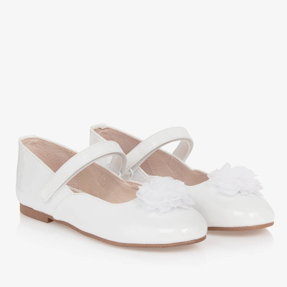 Mayoral - Teen Girls White Patent Shoes | Childrensalon