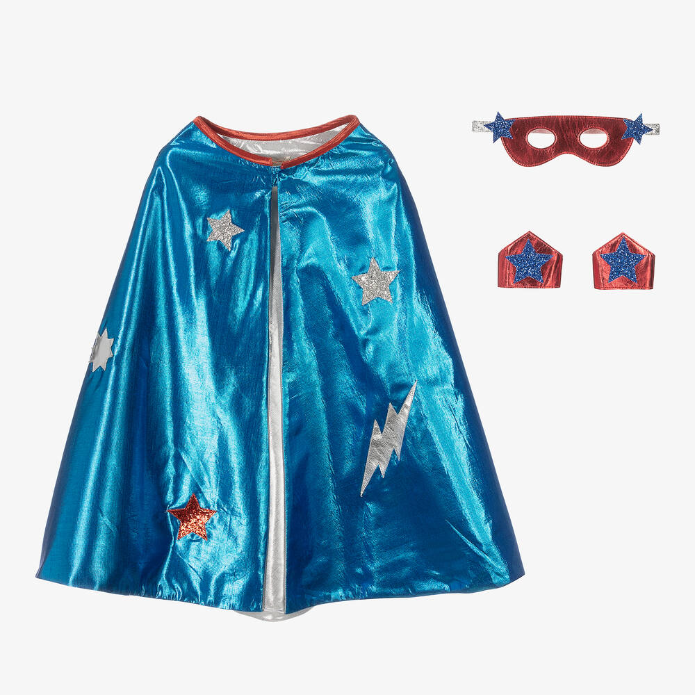 Meri Meri - Blaues Superhelden-Kostüm | Childrensalon