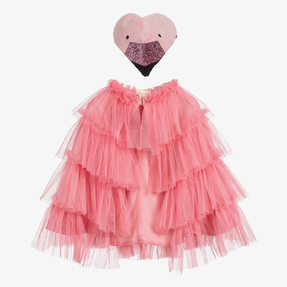 Meri Meri - Rosa Flamingo-Cape-Kostüm | Childrensalon
