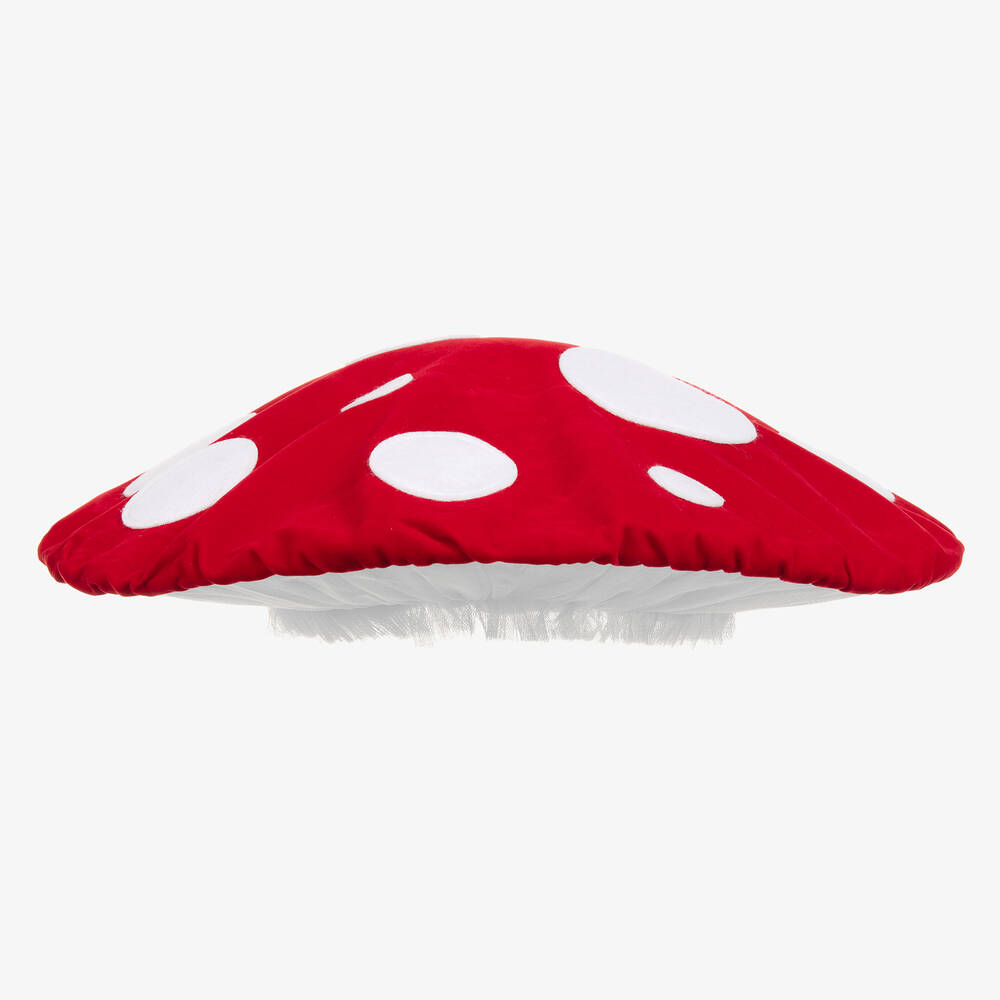 Meri Meri Red Velvet Toadstool Hat Costume