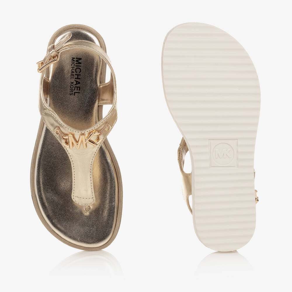 Michael Kors sandals Golden Leather ref305259  Joli Closet