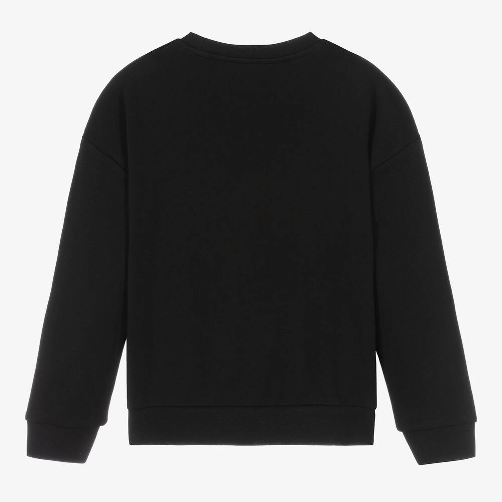 Michael Kors Kids - Teen Girls Black Cotton Sweatshirt | Childrensalon