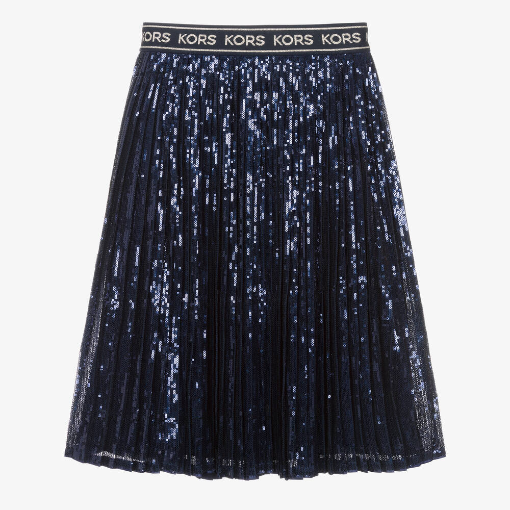 Michael Kors Kids - Teen Girls Blue Sequin Skirt | Childrensalon