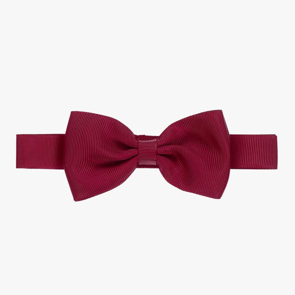 Milledeux - Boys Purple Grosgrain Bow Tie (10cm) | Childrensalon