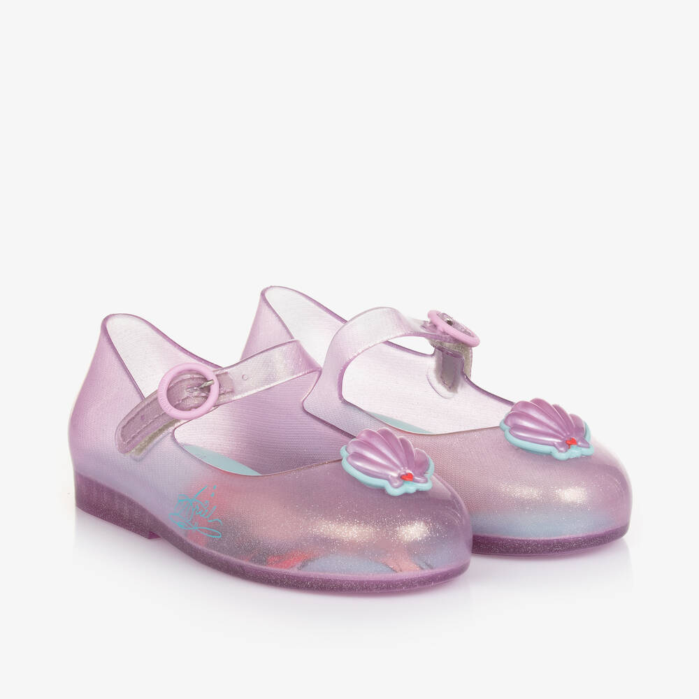 Mini Melissa - Girls Pink Disney Jelly Shoes | Childrensalon