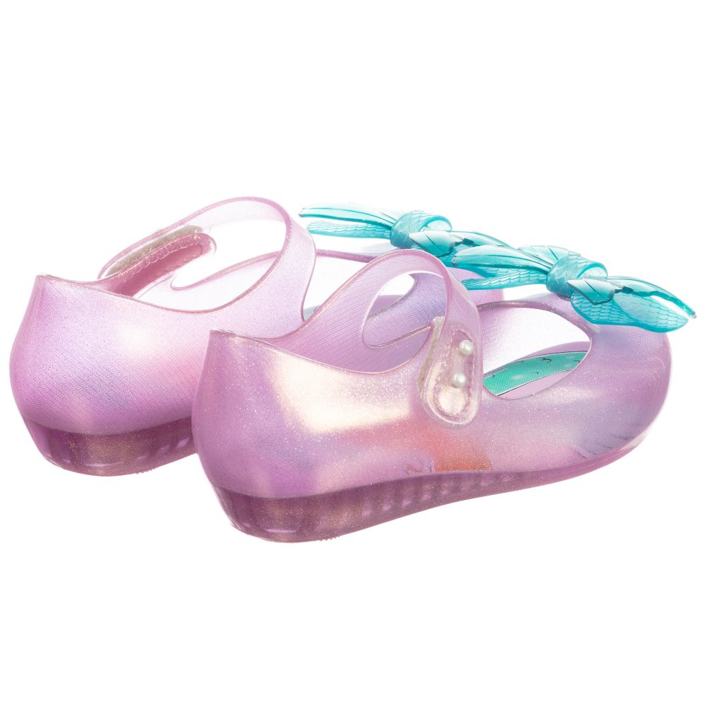 Mini Melissa - Purple Disney Jelly Shoes | Childrensalon