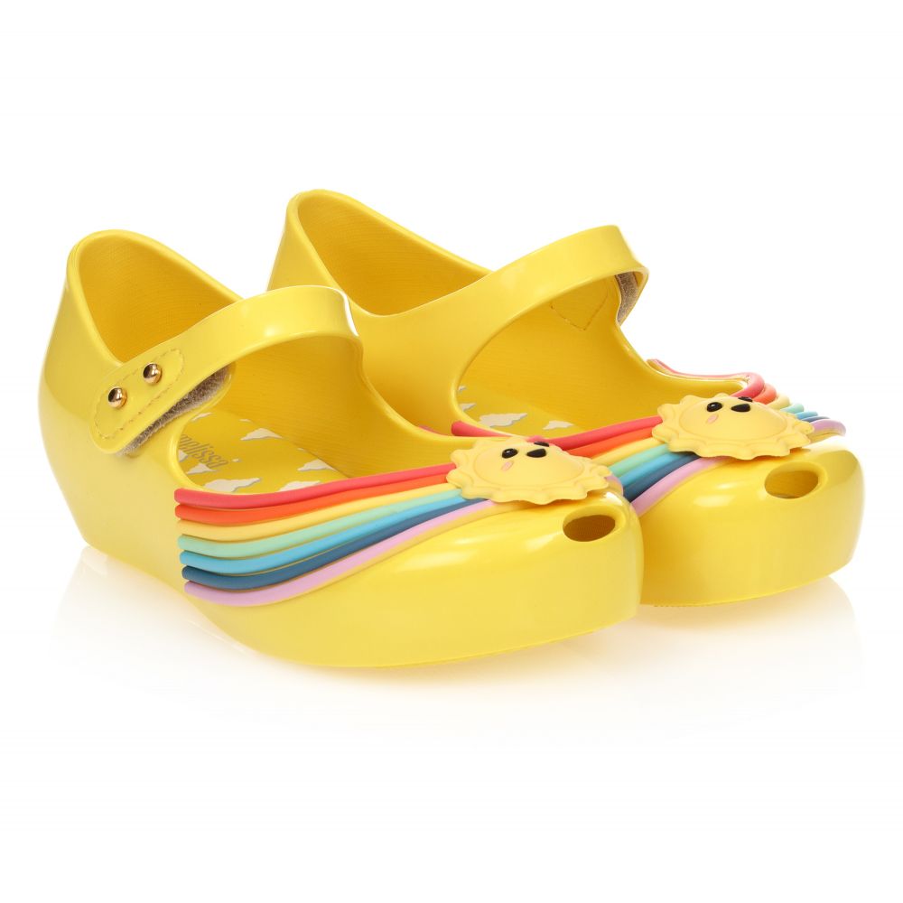 Mini Melissa - Yellow Sun Jelly Shoes 