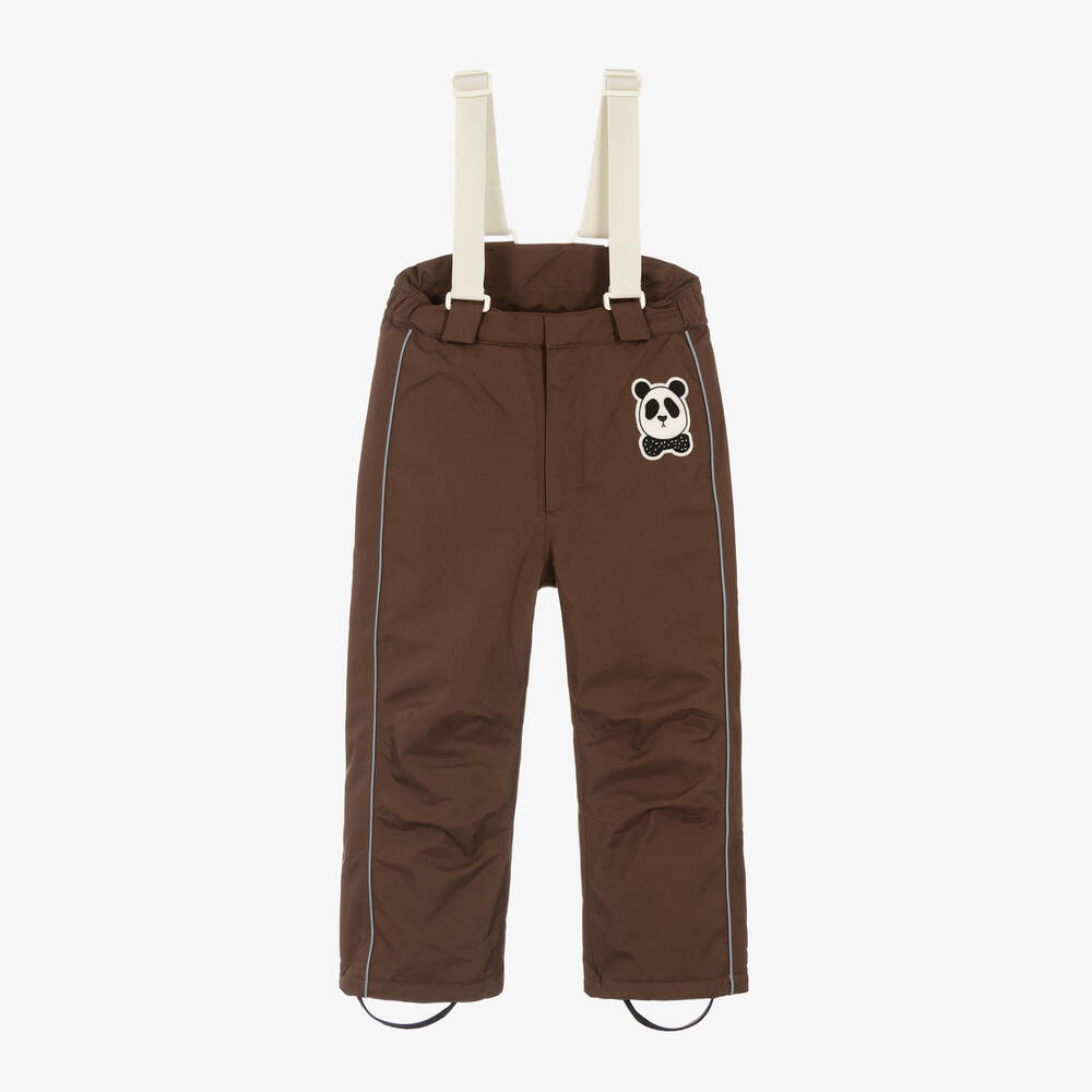 Mini Rodini - Brown Waterproof Ski Trousers | Childrensalon