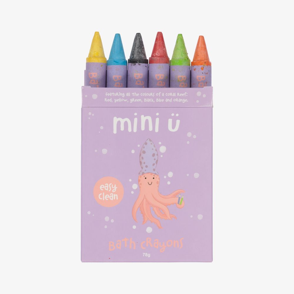 Mini U - Bath Crayons (6 Pack) | Childrensalon