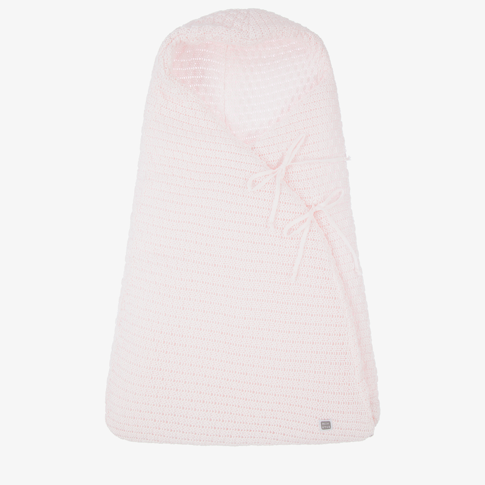 Minutus - Padded Pink Knitted Nest(70cm) | Childrensalon