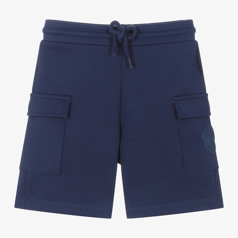 Mitch & Son - Boys Navy Blue Cargo Shorts | Childrensalon