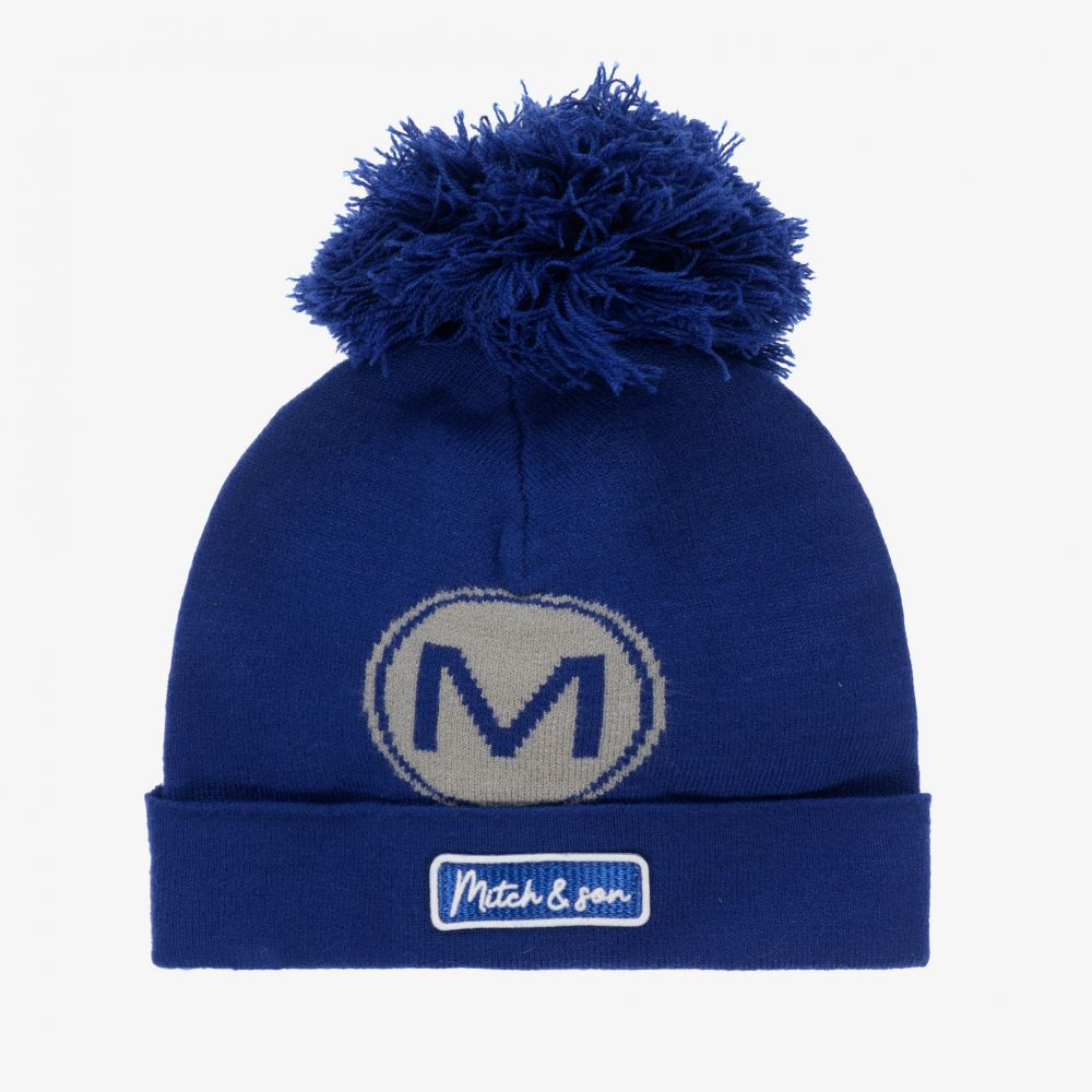 Mitch & Son Babies' Boys Royal Blue Knitted Hat