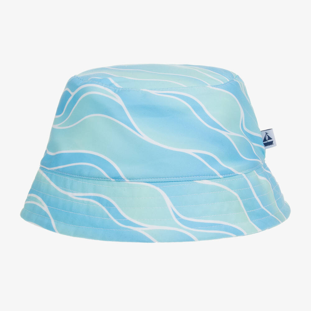 Shop Mitty James Boys Blue Wave Bucket Hat