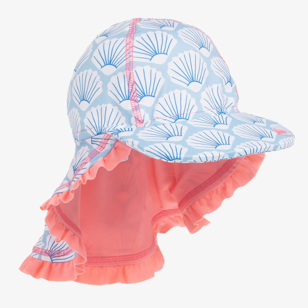 Mitty James - Голубая солнцезащитная кепка легионера для девочек (UPF50+) | Childrensalon