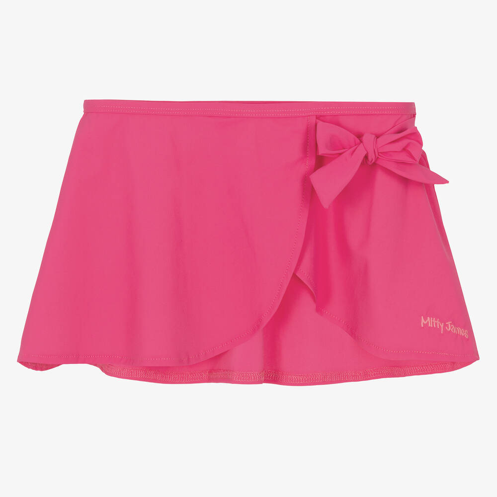 Mitty James - Girls Pink Cover-Up Swim Skirt  | Childrensalon