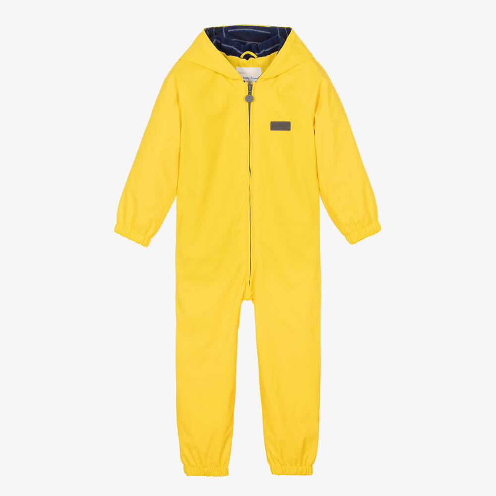 Mitty James - Yellow Hooded Waterproof Puddlesuit | Childrensalon