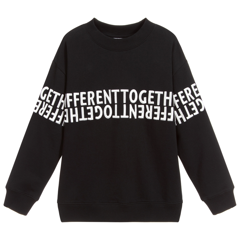 Molo - Black Cotton Sweatshirt | Childrensalon