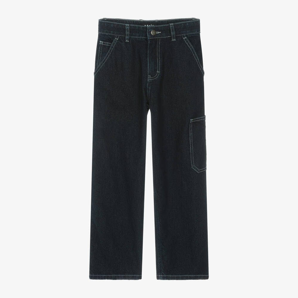 Molo - Blue Denim Relaxed Fit Jeans | Childrensalon