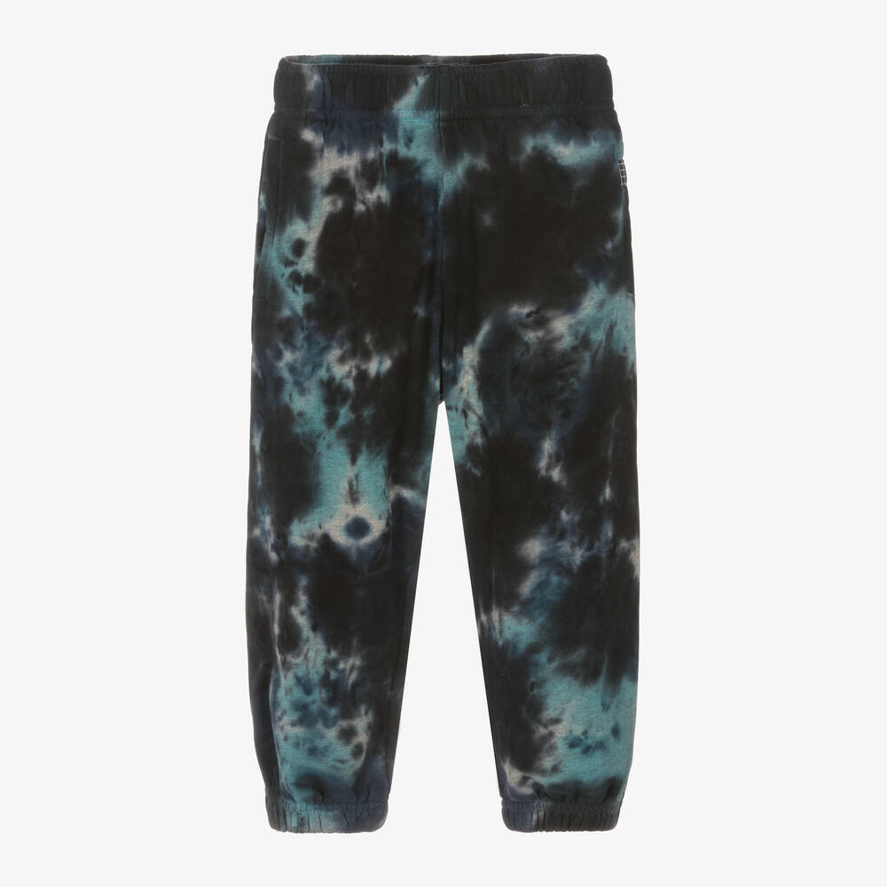 Molo - Blue Tie-Dye Organic Cotton Joggers | Childrensalon