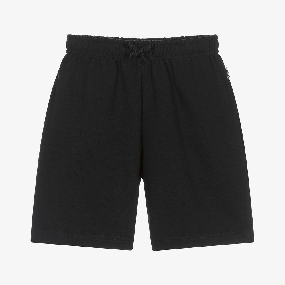 Shop Molo Boys Black Cotton Shorts