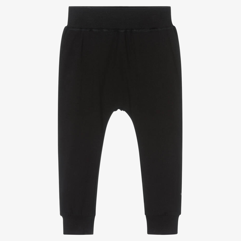 Molo - Черные хлопковые брюки для мальчиков | Childrensalon