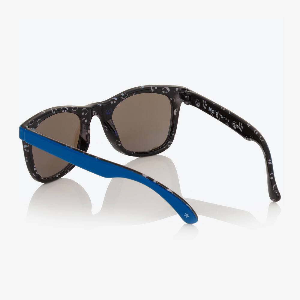 Molo Kid's Smile Sunglasses, Reef Blue, Sunglasses