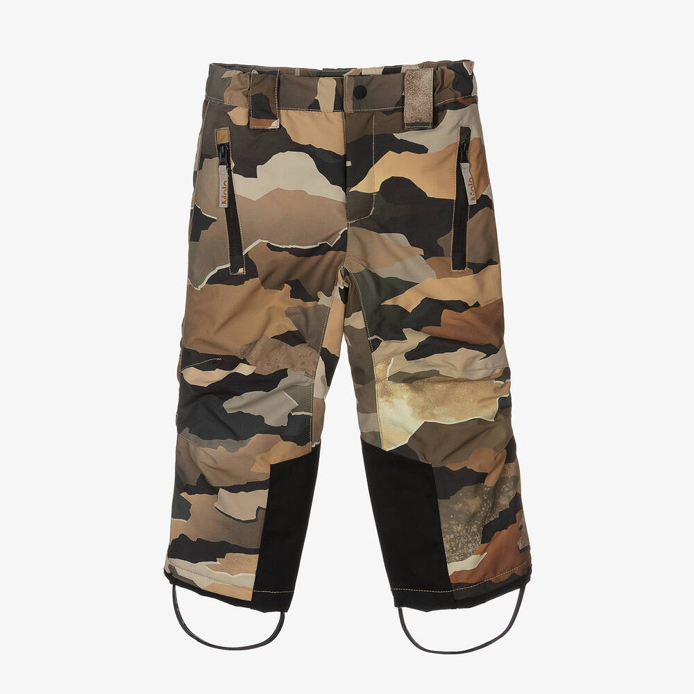 Molo - Boys Camouflage Ski Trousers | Childrensalon