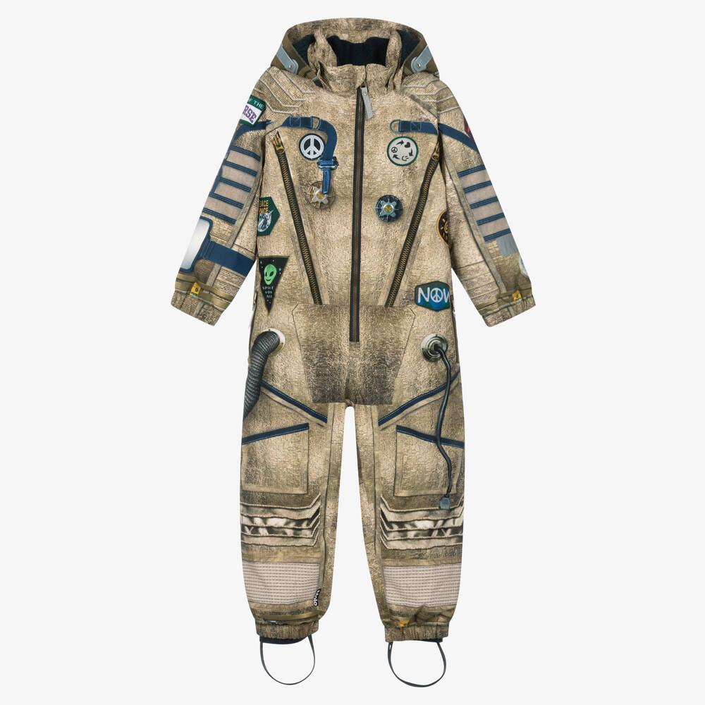 Molo - Goldener Astronauten-Schneeanzug | Childrensalon