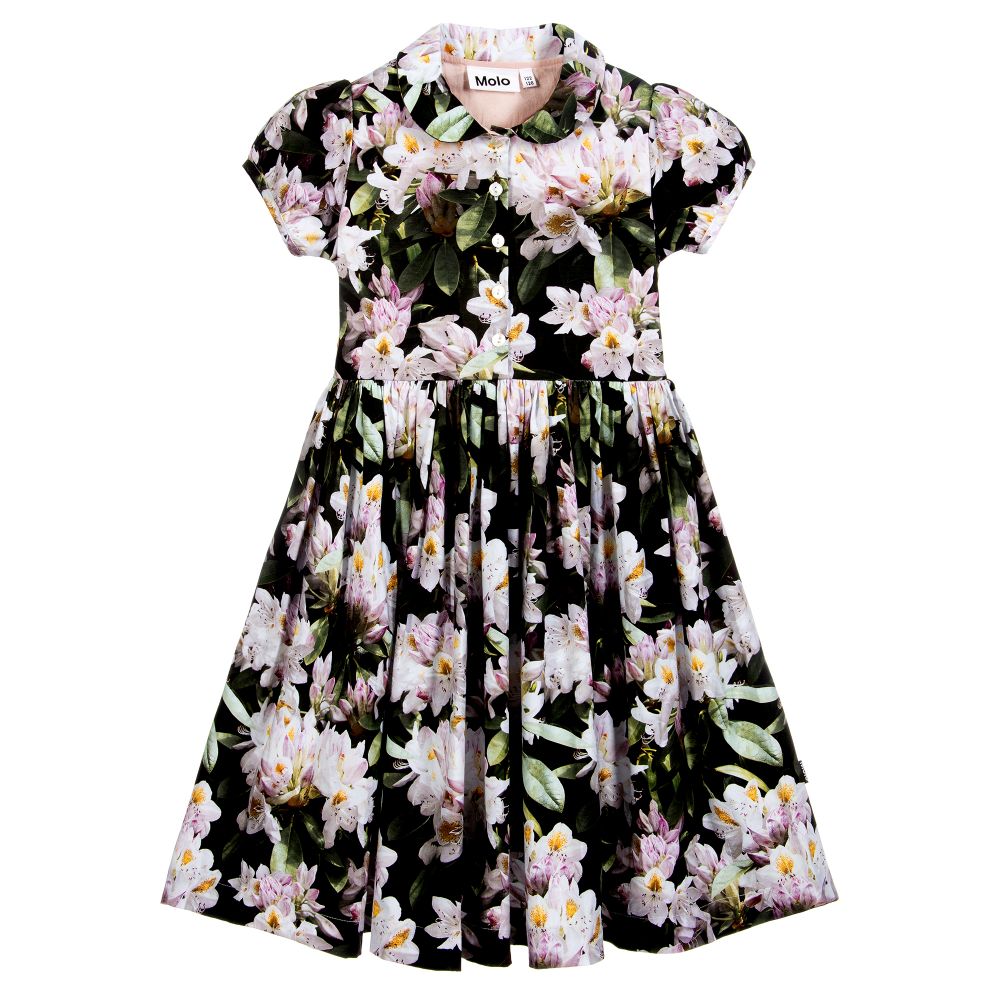 Molo - Floral Organic Cotton Dress | Childrensalon