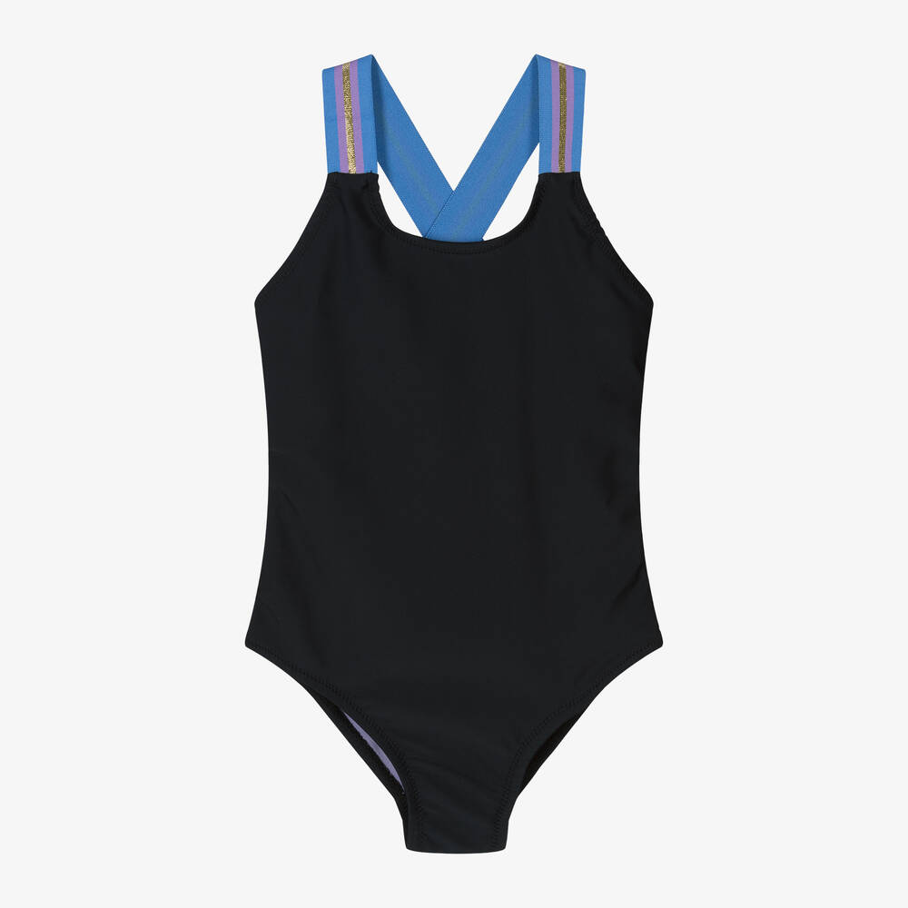 Molo Babies' Girls Black Swimsuit (upf50+)
