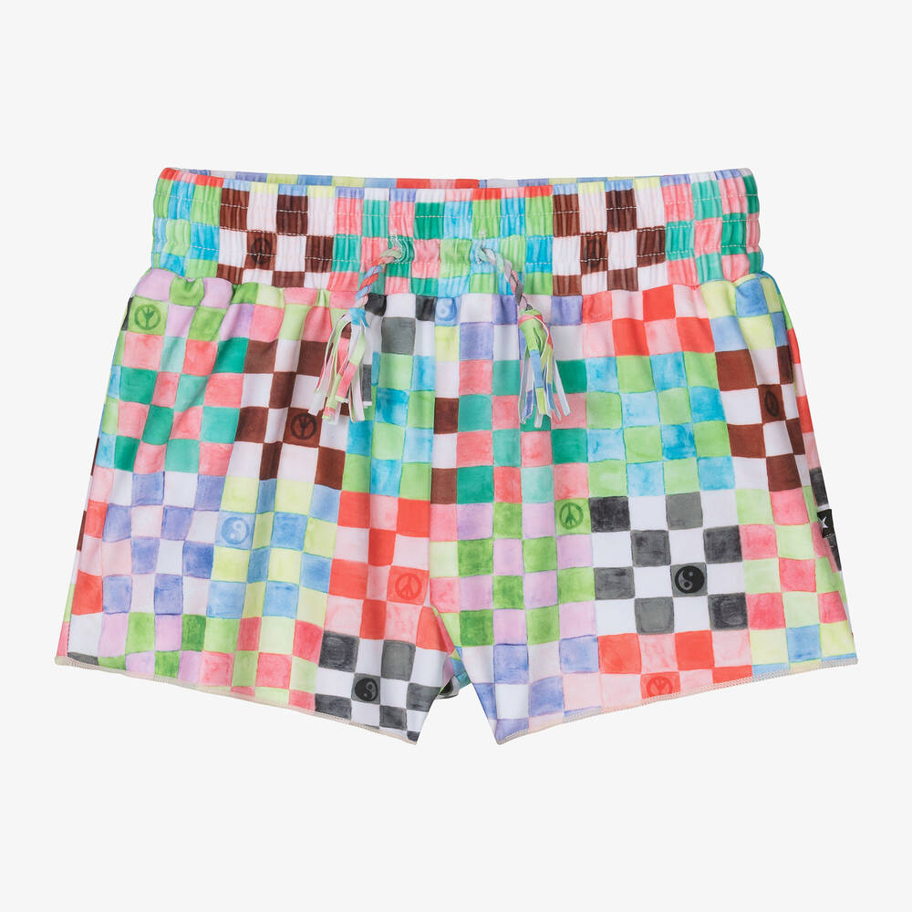 Molo - Girls Multicoloured Swim Shorts (UPF50+) | Childrensalon