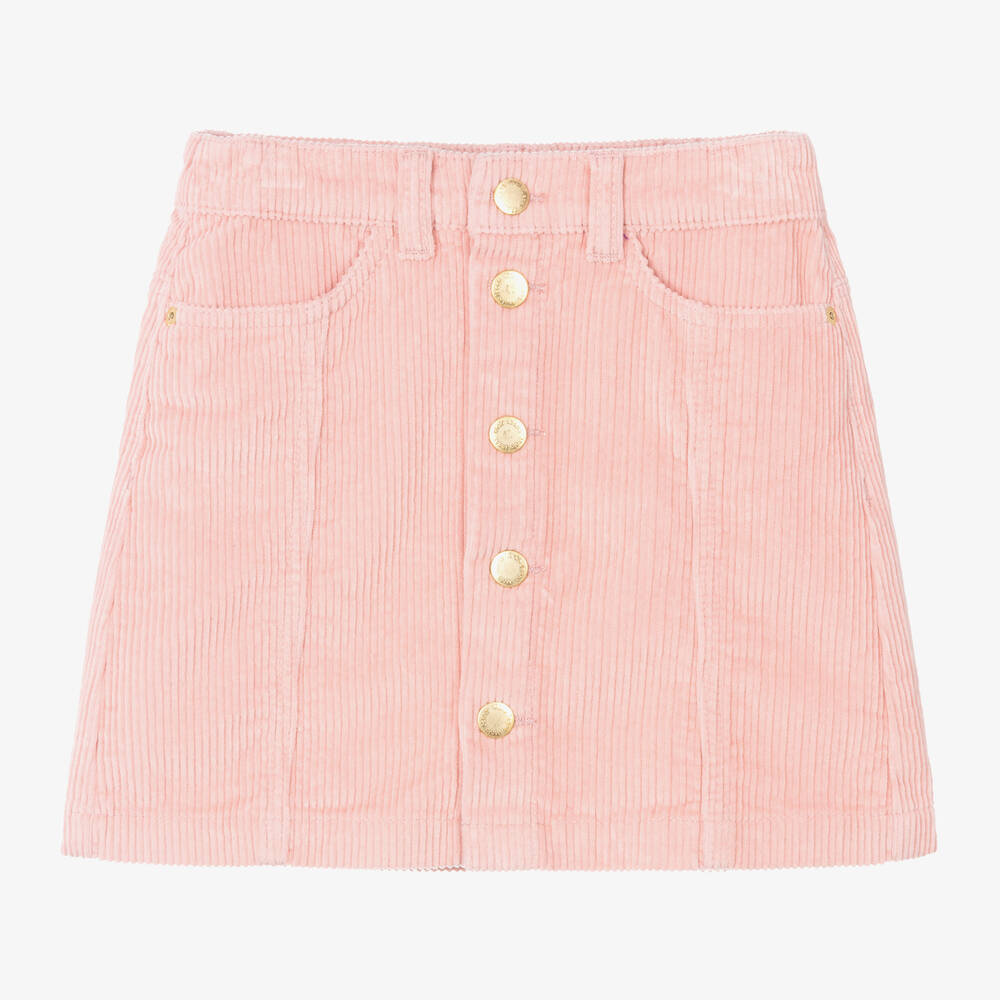 Molo - Girls Pink Corduroy Skirt | Childrensalon