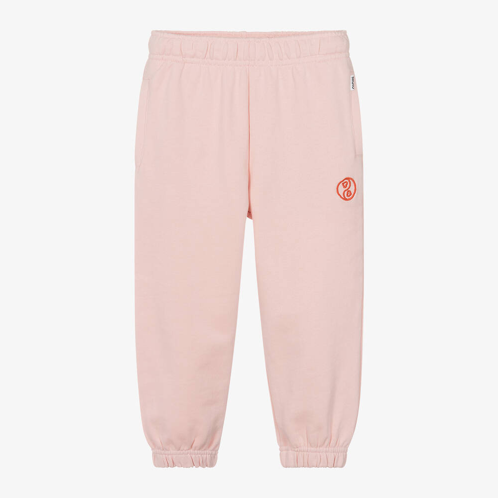 Molo - Pantalon de jogging rose en coton bio | Childrensalon