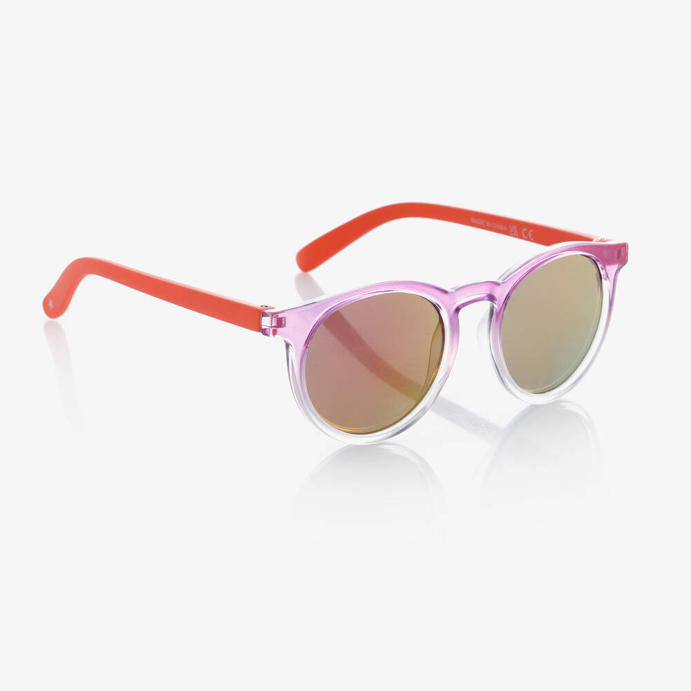 Molo - Фиолетово-оранжевые солнцезащитные очки (UVA/UVB) | Childrensalon
