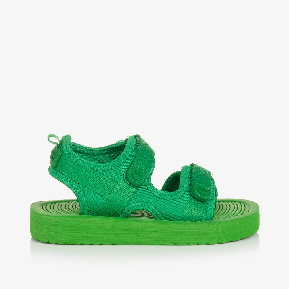 Molo Green Velcro Foam Sandals