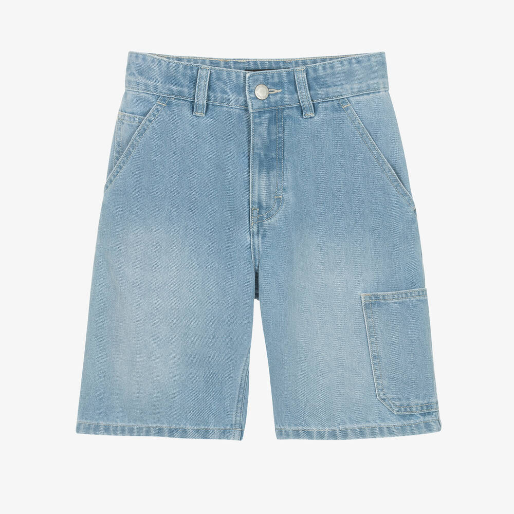 Molo - Teen Blue Light Wash Denim Shorts | Childrensalon