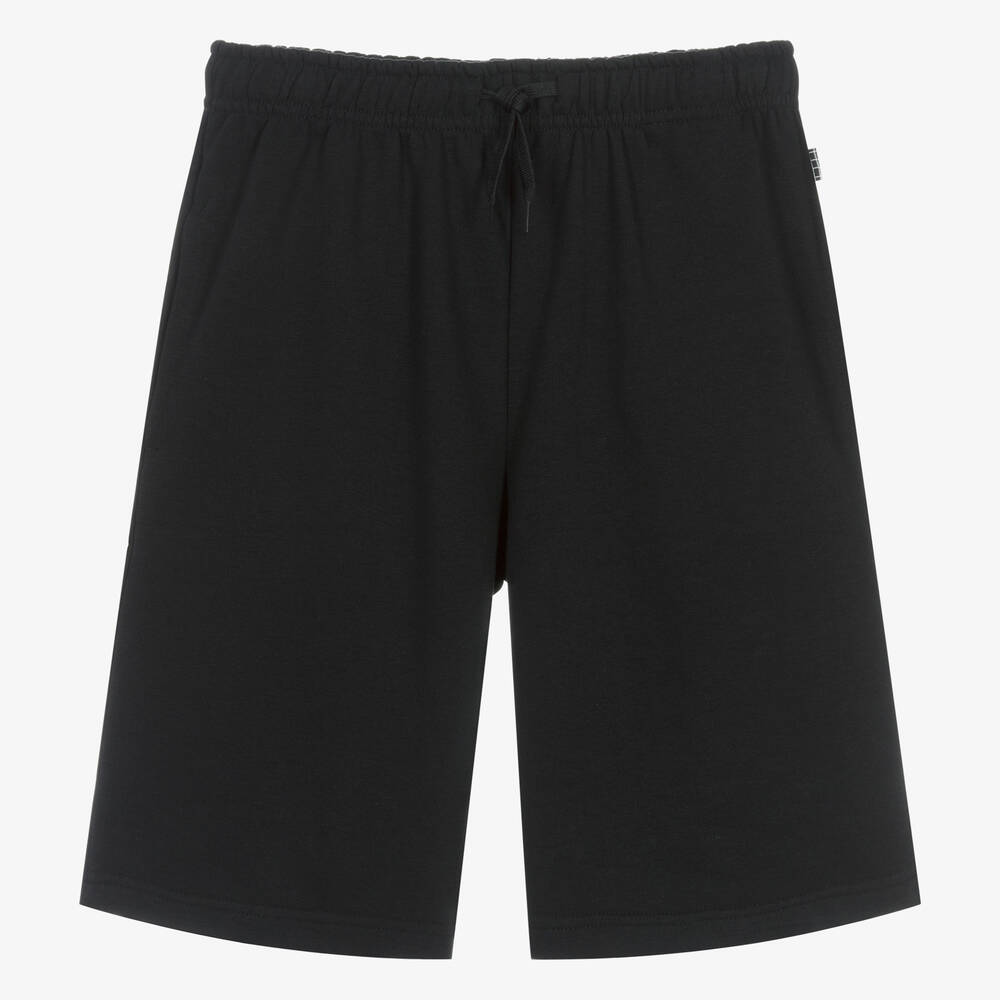 Molo - Teen Boys Black Cotton Shorts | Childrensalon