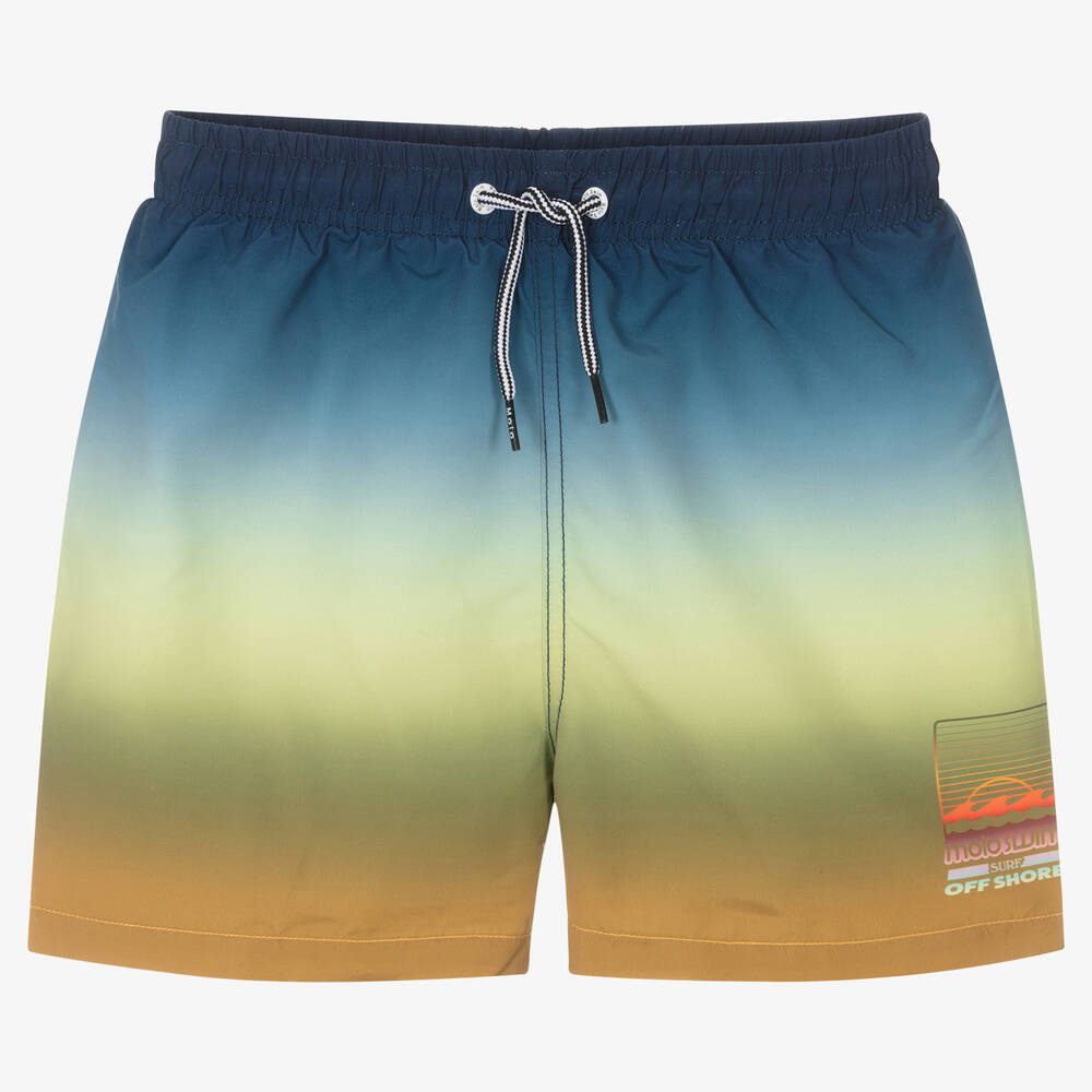 Molo - Teen Boys Gradient Swim Shorts (UPF50+) | Childrensalon