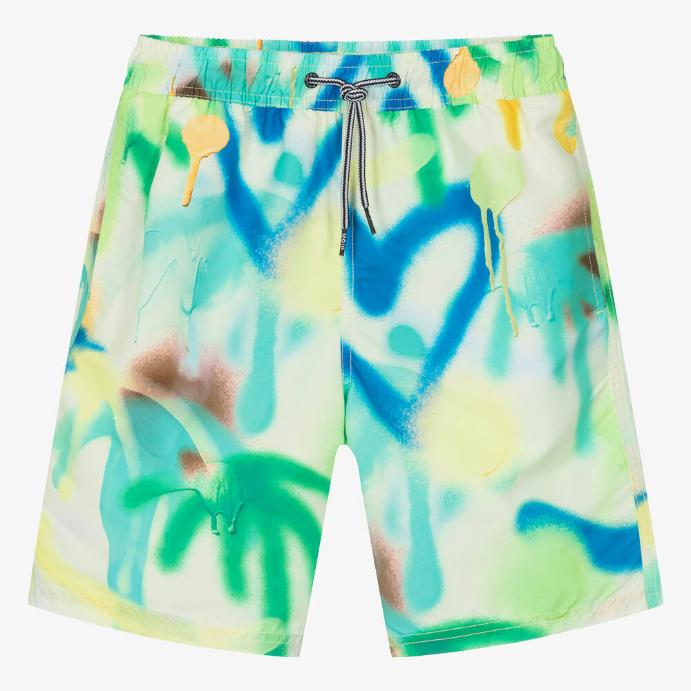 Molo Teen Boys Green Swim Shorts (upf50+)