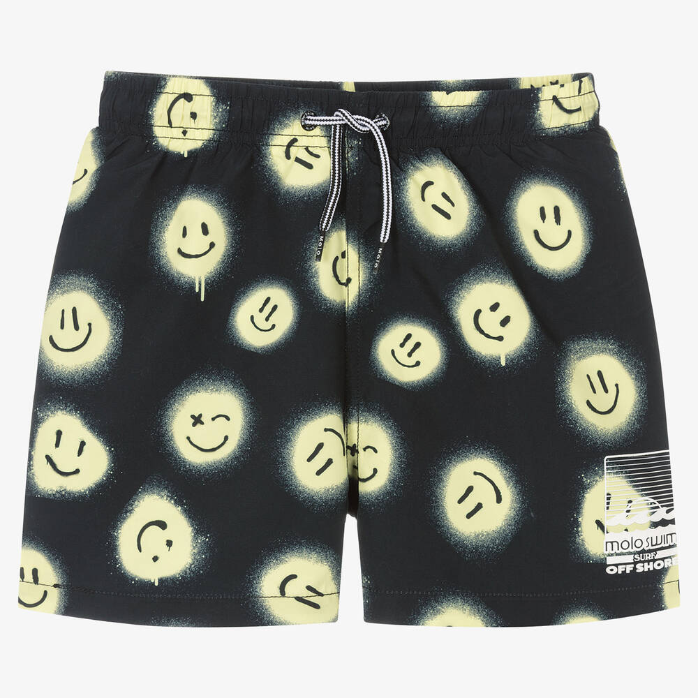 Molo - Teen Boys Happy Sunny Swim Shorts (UPF50+) | Childrensalon