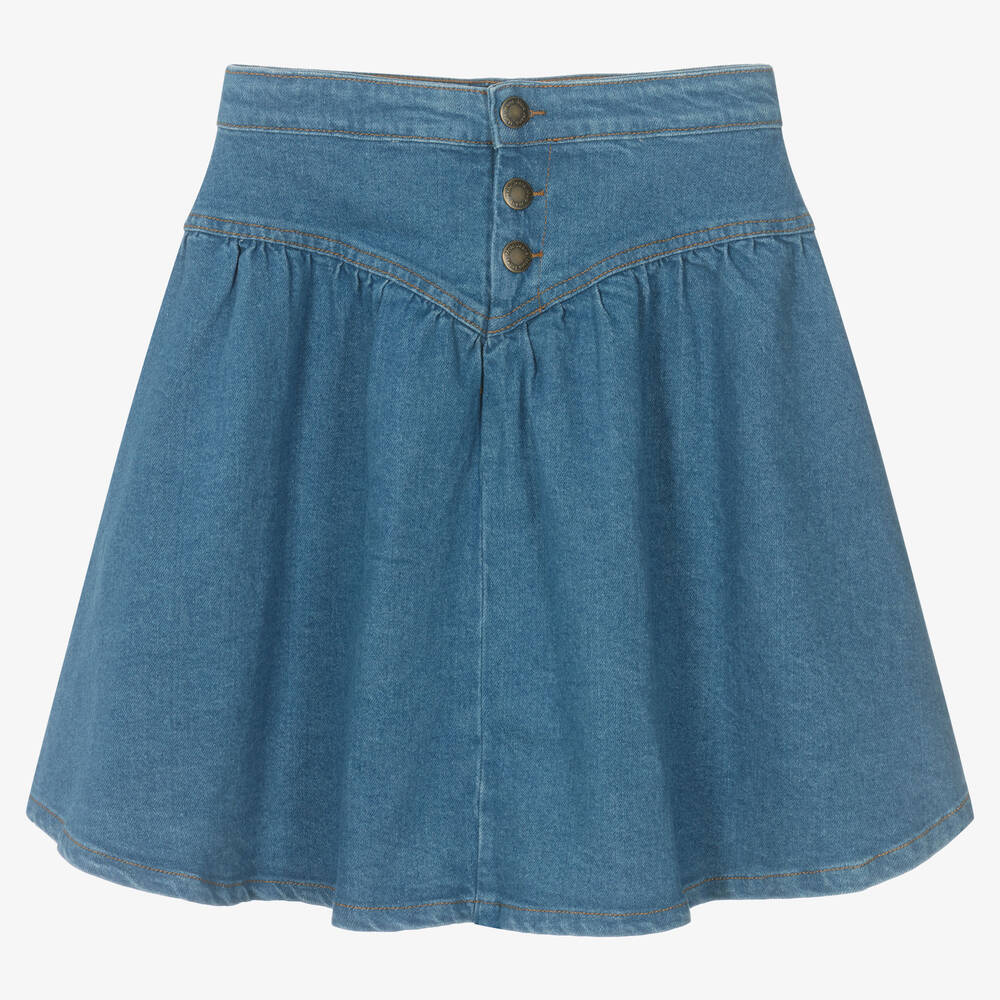 Molo - Teen Girls Blue Denim Skirt | Childrensalon