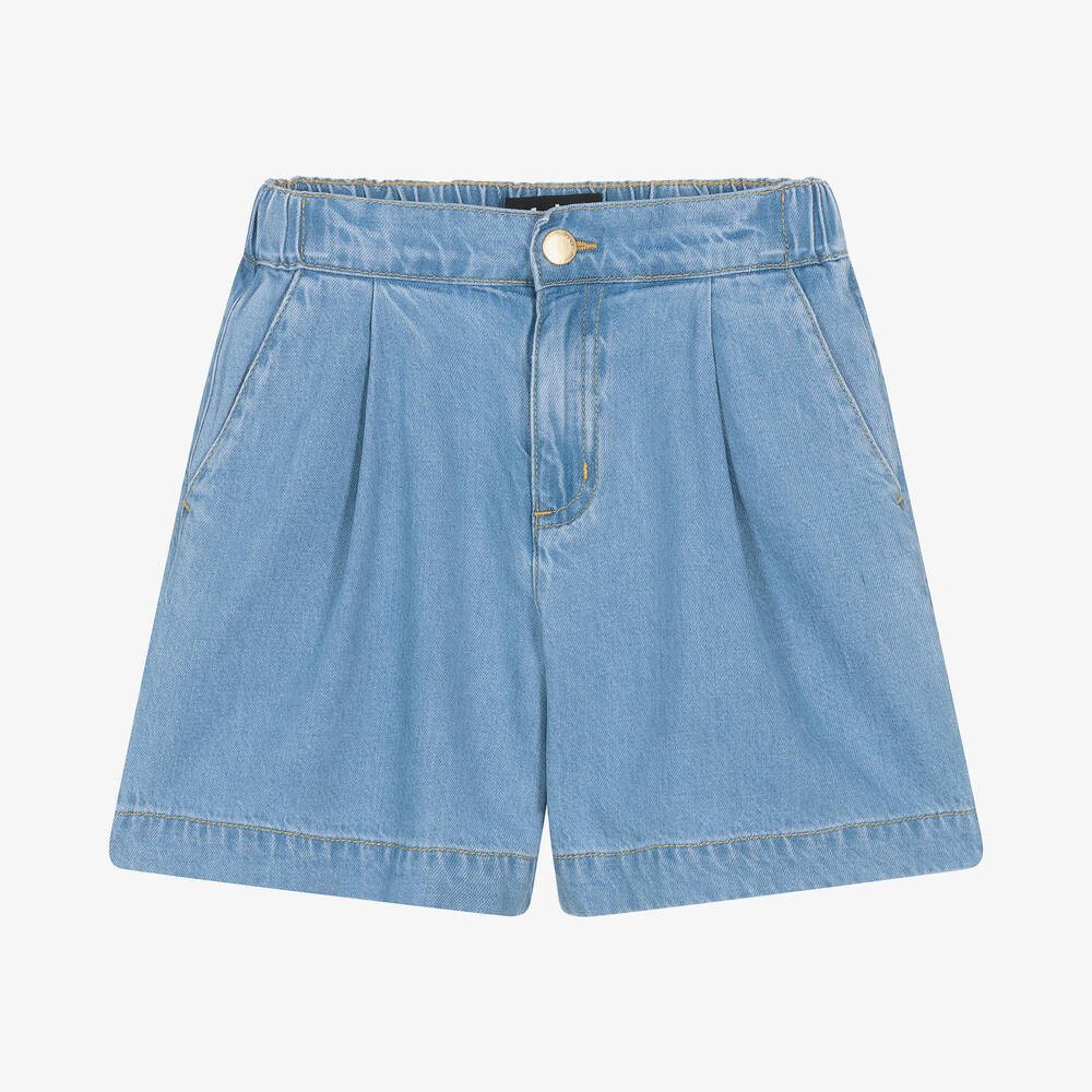 Molo - Teen Girls Blue Light Wash Denim Shorts | Childrensalon