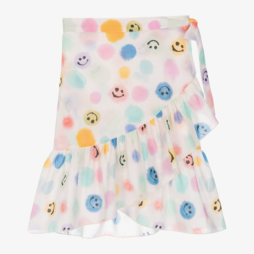 Molo - Teen Girls Ivory Cotton Beach Skirt | Childrensalon