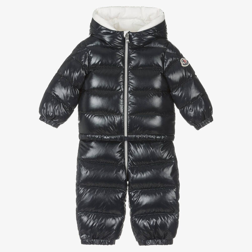 Moncler Enfant - Blue Down-Filled 2 Piece Snowsuit | Childrensalon