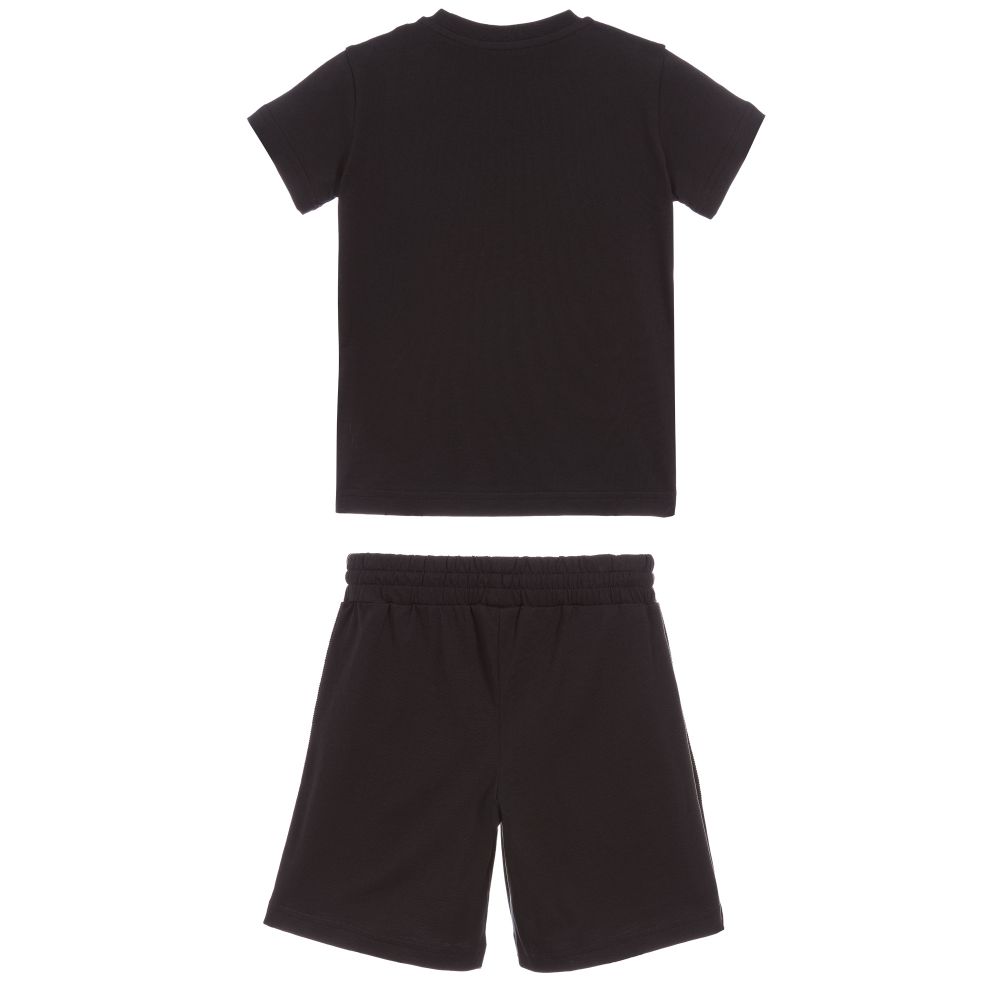 Moncler Enfant - Boys Black Shorts Set | Childrensalon