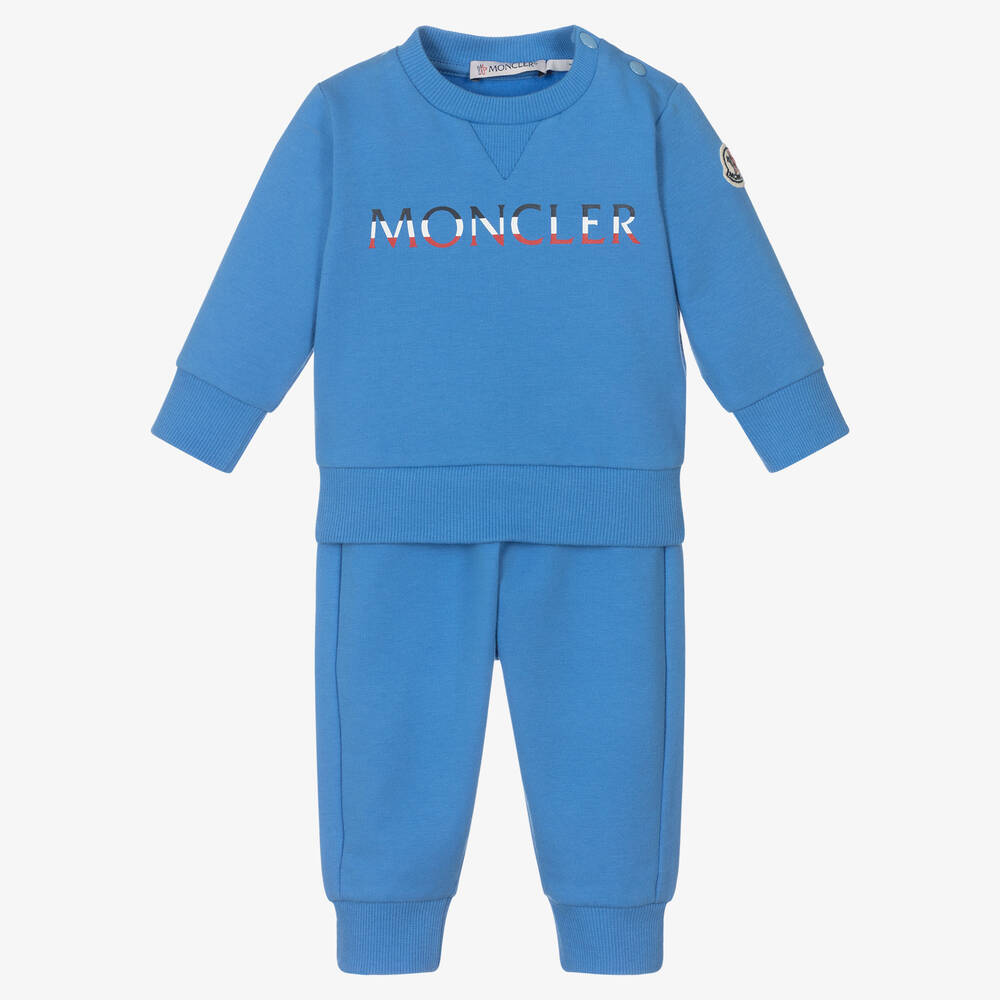 Moncler Enfant - Blauer Baumwoll-Trainingsanzug | Childrensalon